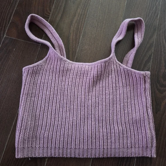 Women's Purple/lilac Areopostale Knit Tank Top Xl - Picture 2 of 5